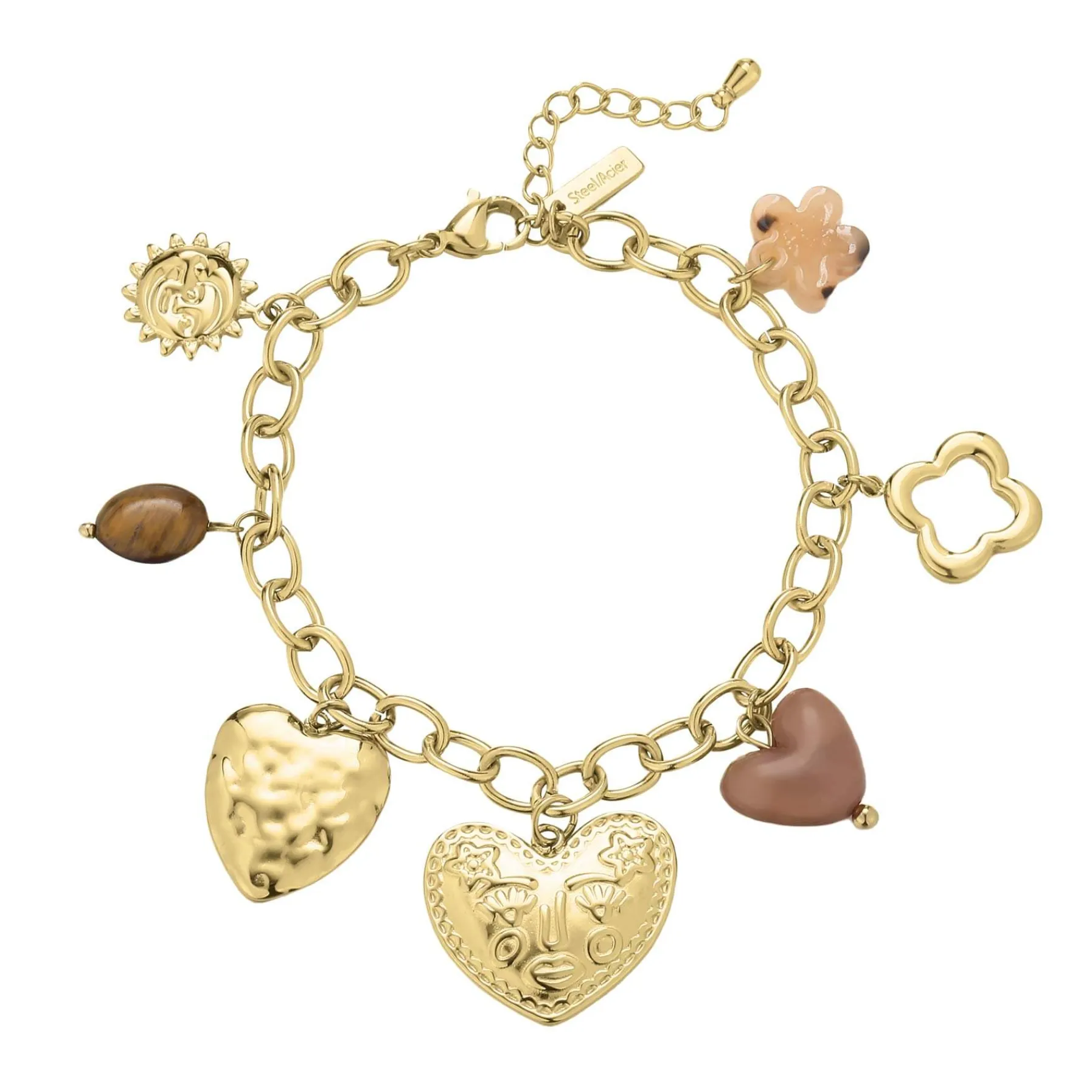 Femme Luzaka Bracelets<Bracelet Madeleine acier doré or