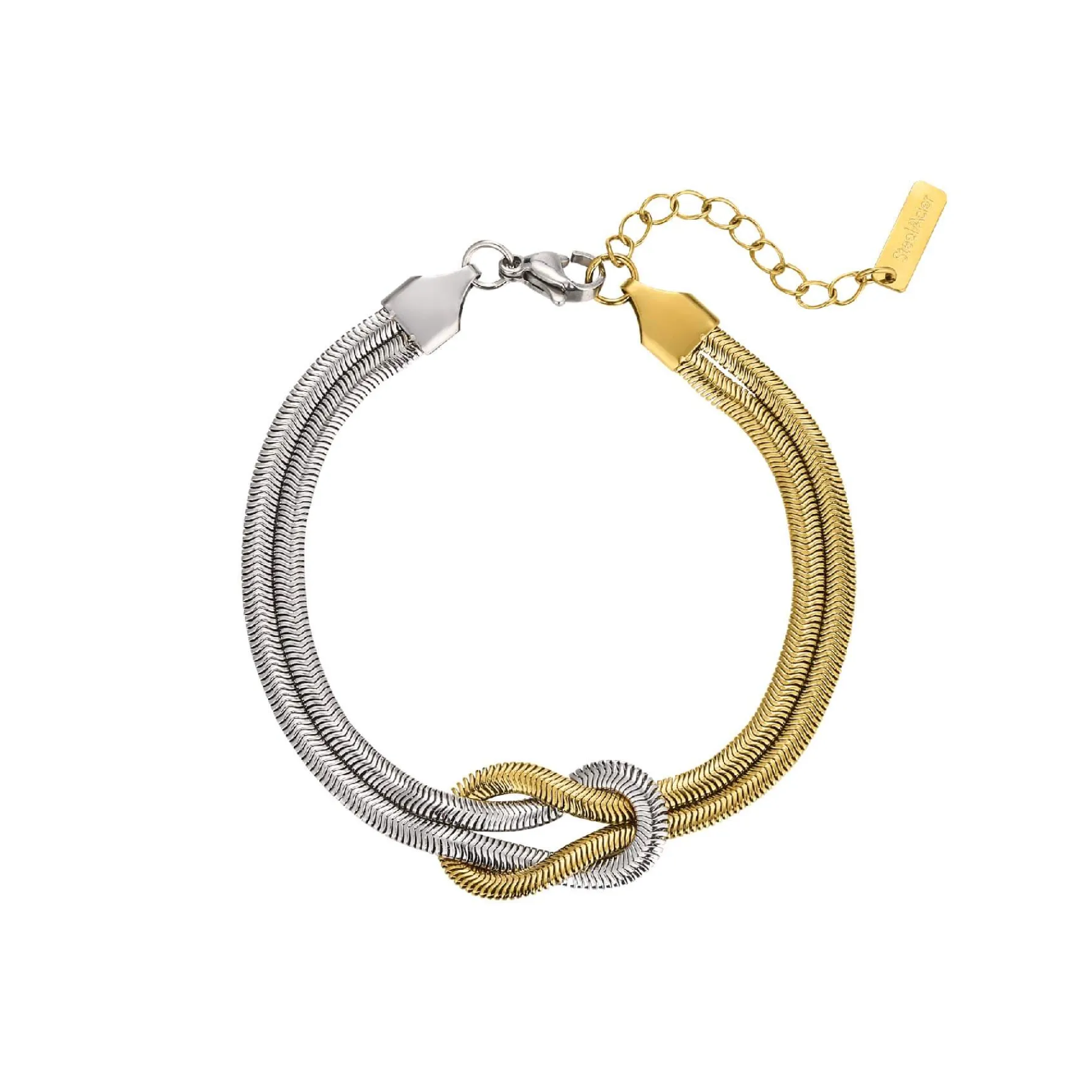 Femme Luzaka Bracelets<Bracelet maille Lucie doré et argenté
