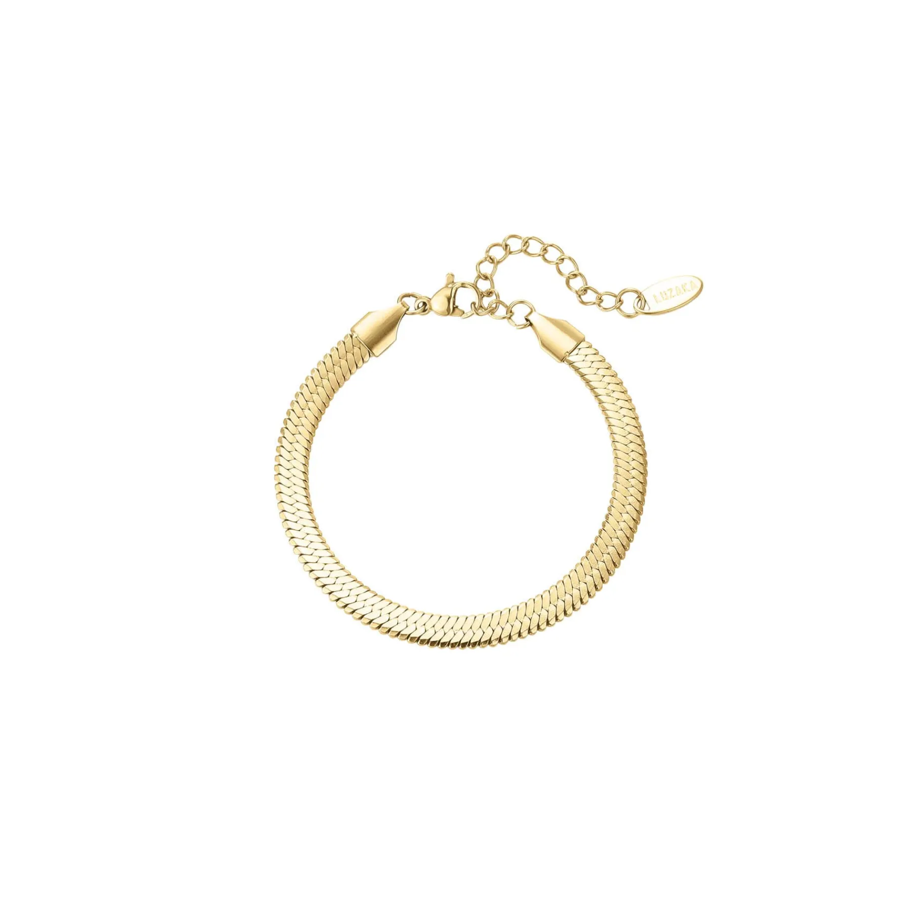 Femme Luzaka Bracelets<Bracelet Maille plate doré or