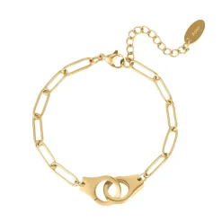 Femme Luzaka Bracelets<Bracelet Menottes acier doré or
