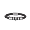 Homme Luzaka Bracelets<Bracelet Moto cuir et acier