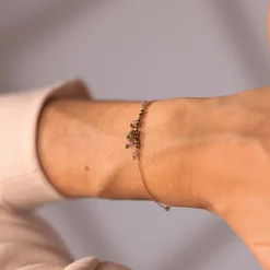 Femme Luzaka Bracelets<Bracelet Olia acier doré or et pierres