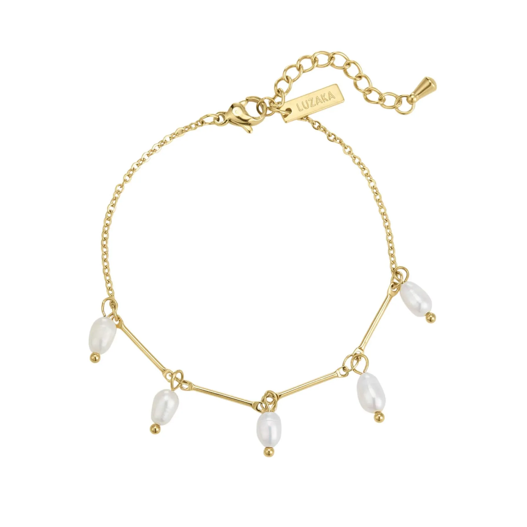 Femme Luzaka Bracelets<Bracelet Olivia acier doré or et nacre