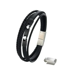 Homme Luzaka Bracelets<Bracelet Paul acier noir
