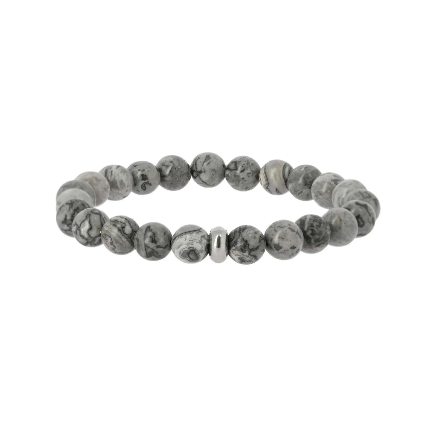 Femme Luzaka Bracelets|Bracelets<Bracelet Pierres Agate grise 8mn