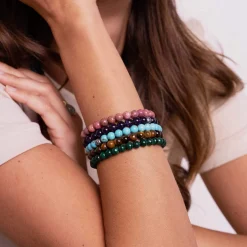 Femme Luzaka Bracelets<Bracelet Pierres Malachite 6mn