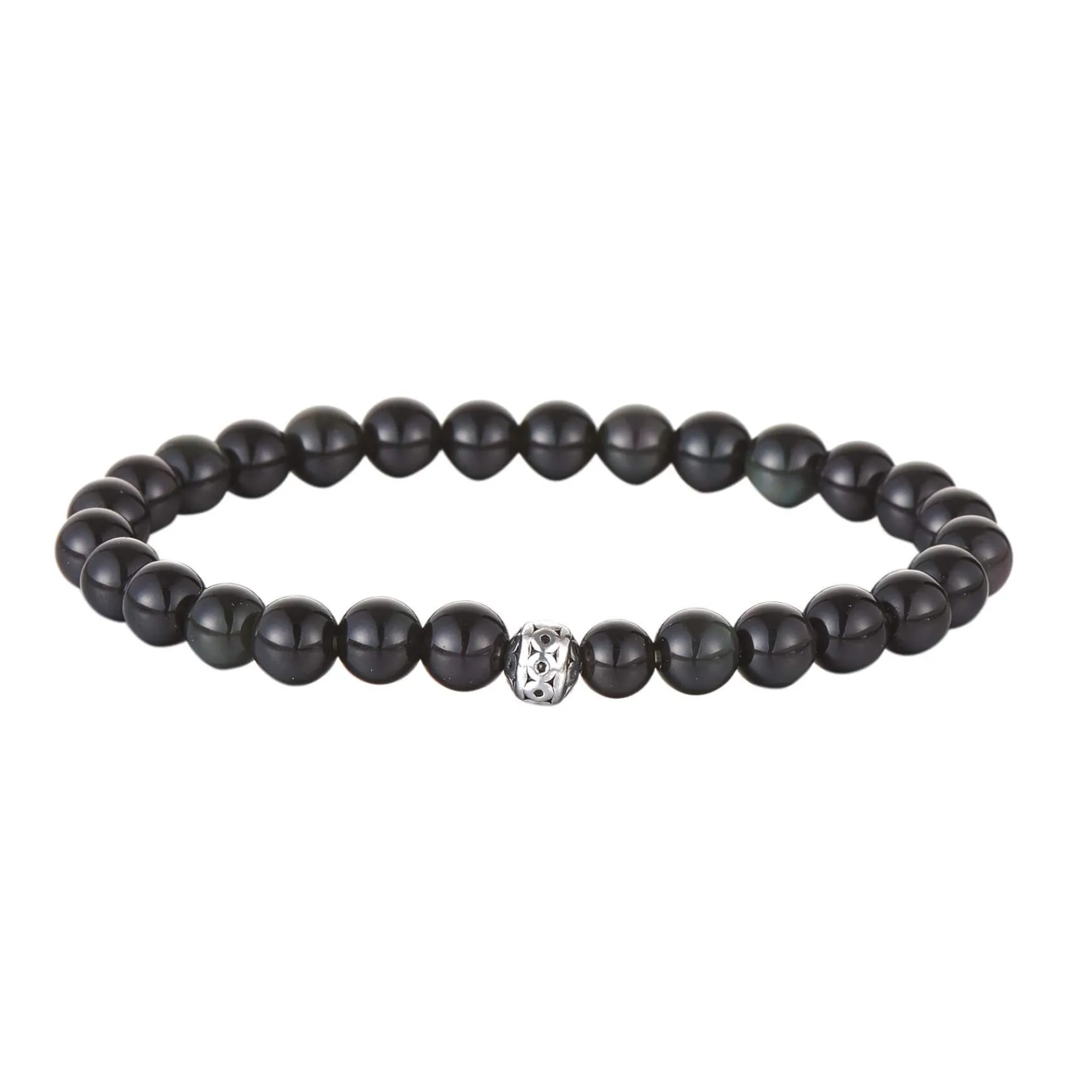 Femme Luzaka Bracelets<Bracelet Pierres Obsidienne 6mn