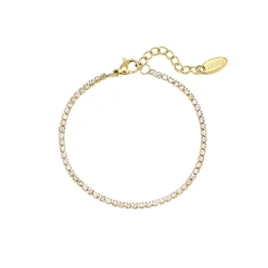 Femme Luzaka Bracelets<Bracelet Riviera strass blanc