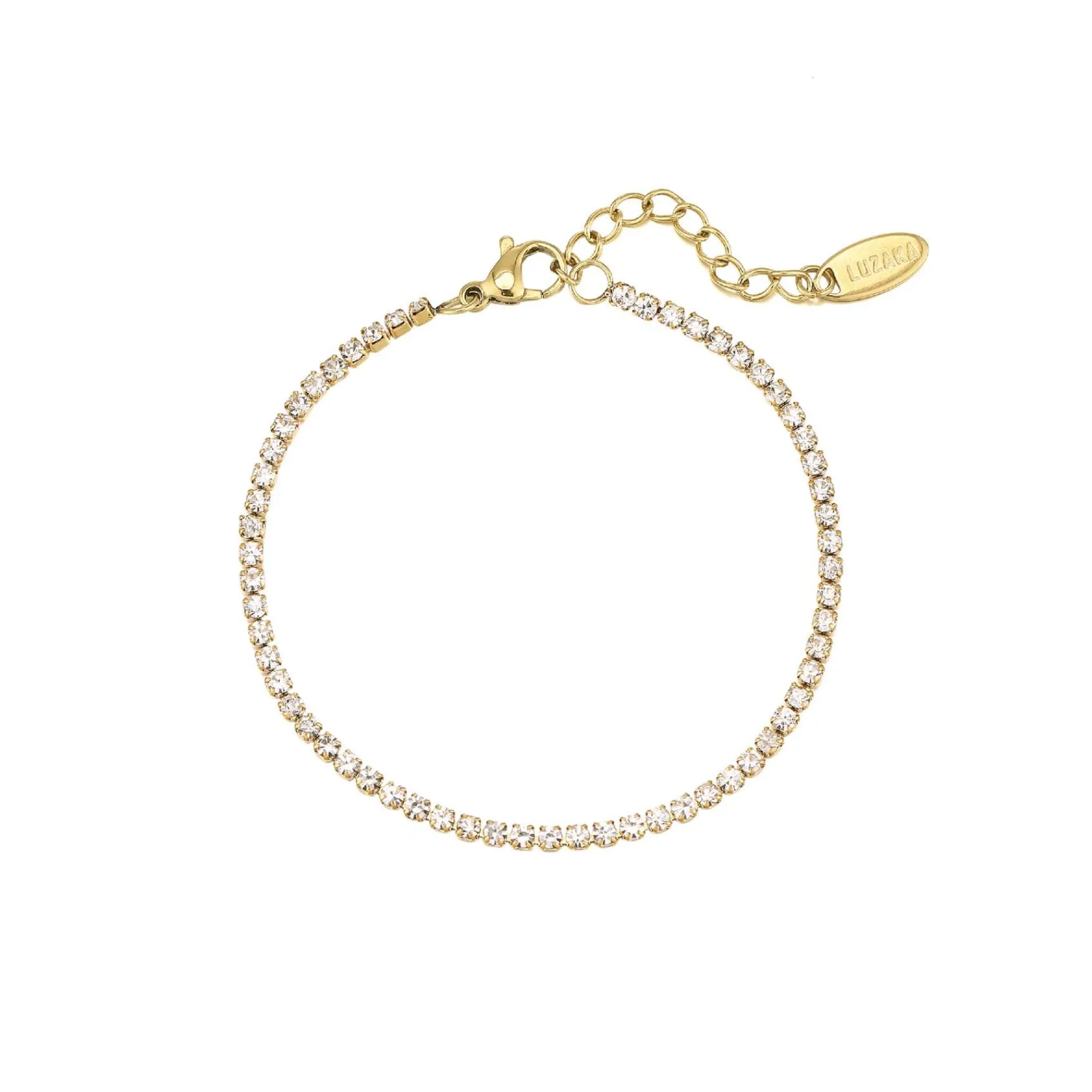 Femme Luzaka Bracelets<Bracelet Riviera strass blanc