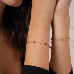 Femme Luzaka Bracelets<Bracelet Rosaire pierres Améthyste