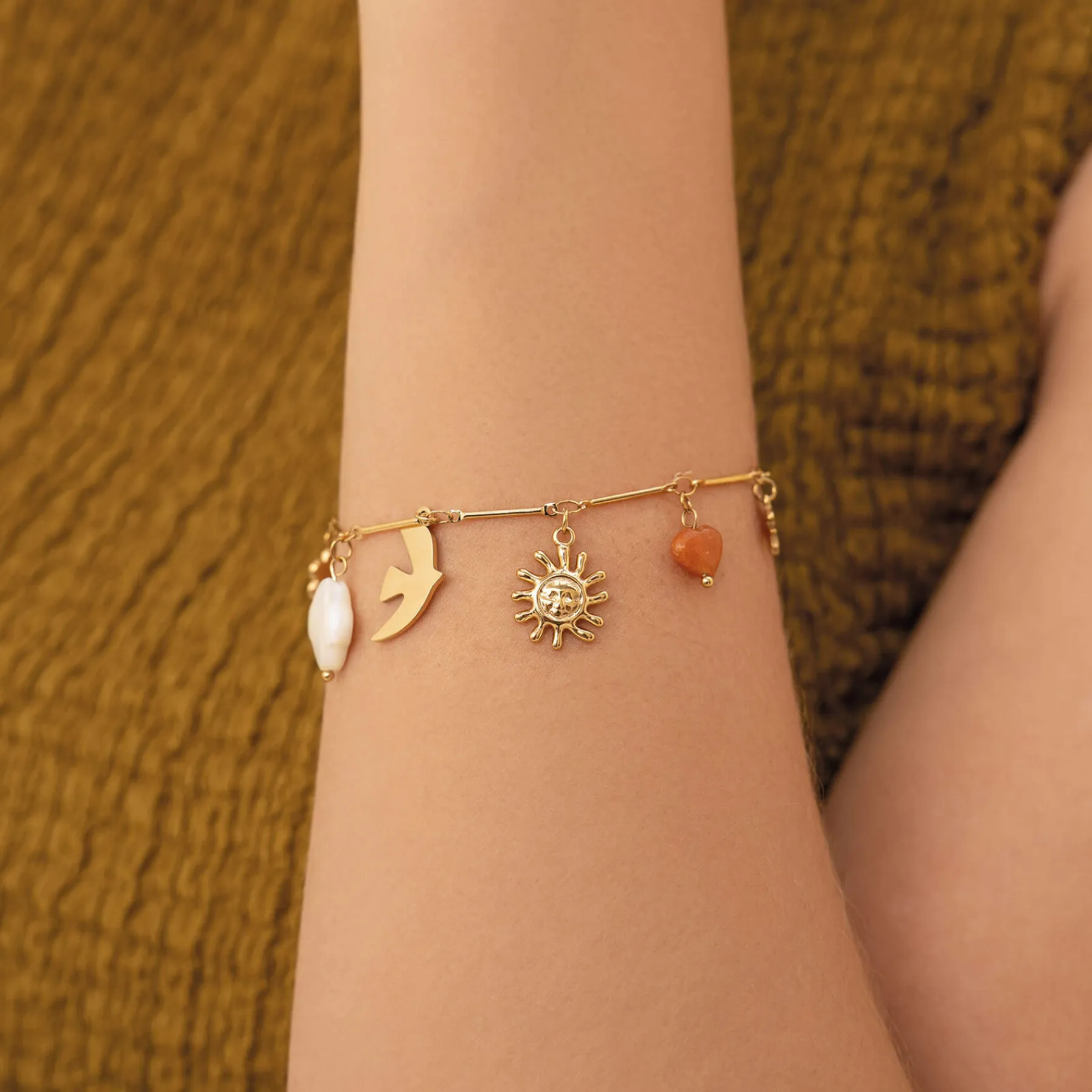 Femme Luzaka Bracelets<Bracelet Samoa acier doré or