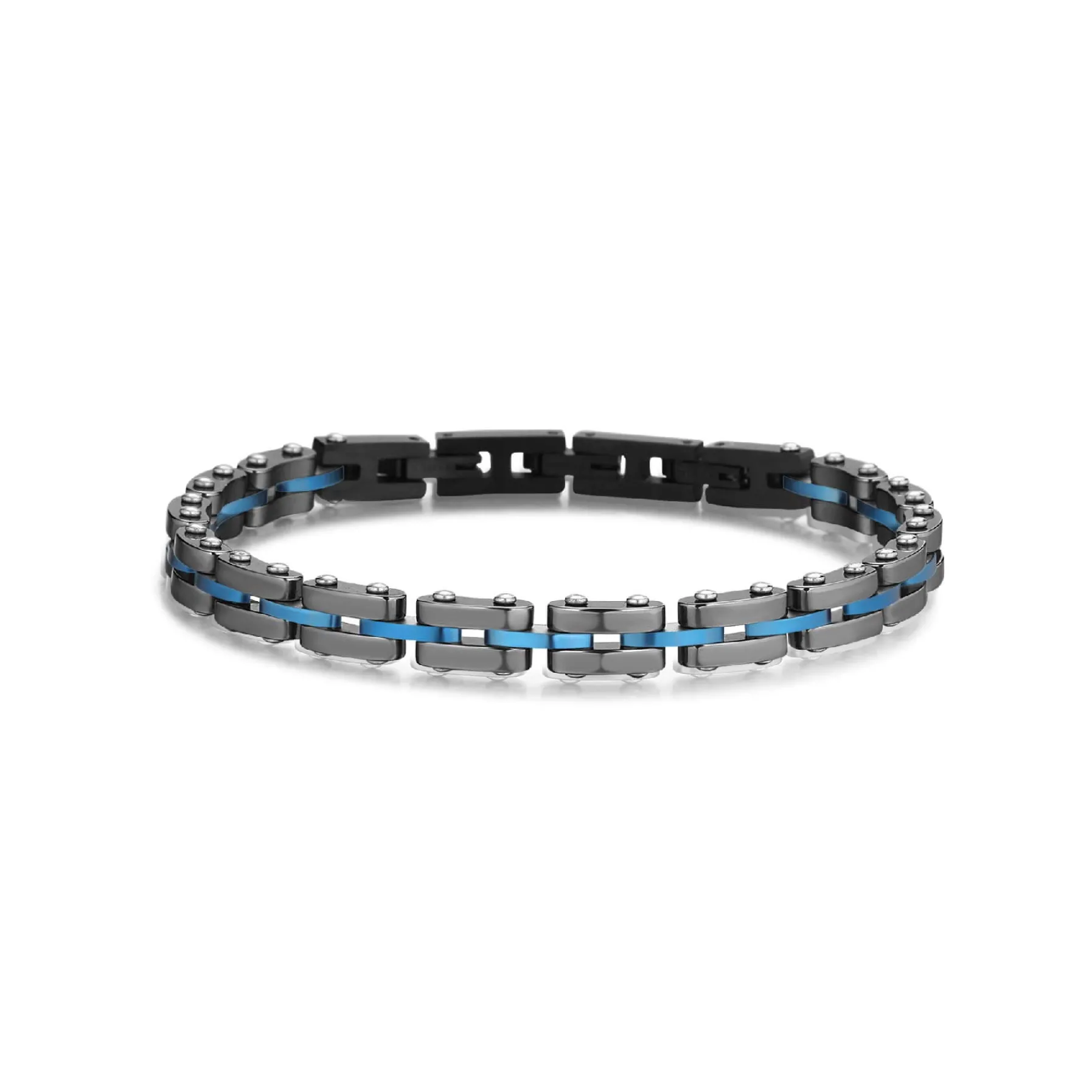 Homme Luzaka Bracelets<Bracelet Seville acier bleu