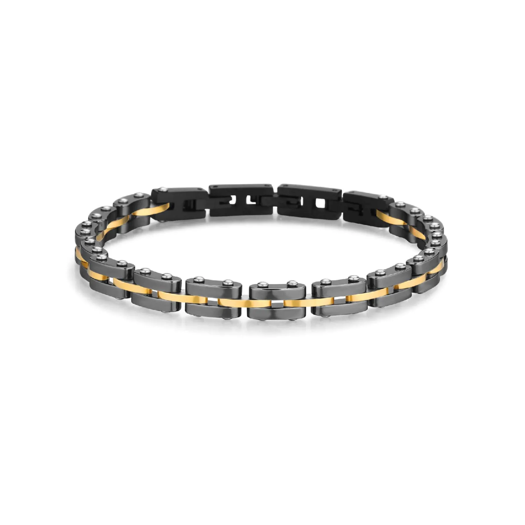 Homme Luzaka Bracelets<Bracelet Seville acier doré or