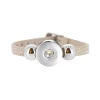 Luzaka Bijoux Snap<Bracelet Snap Léa beige