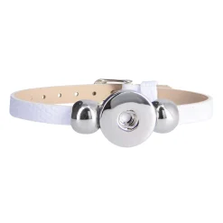 Luzaka Bijoux Snap<Bracelet Snap Léa blanc