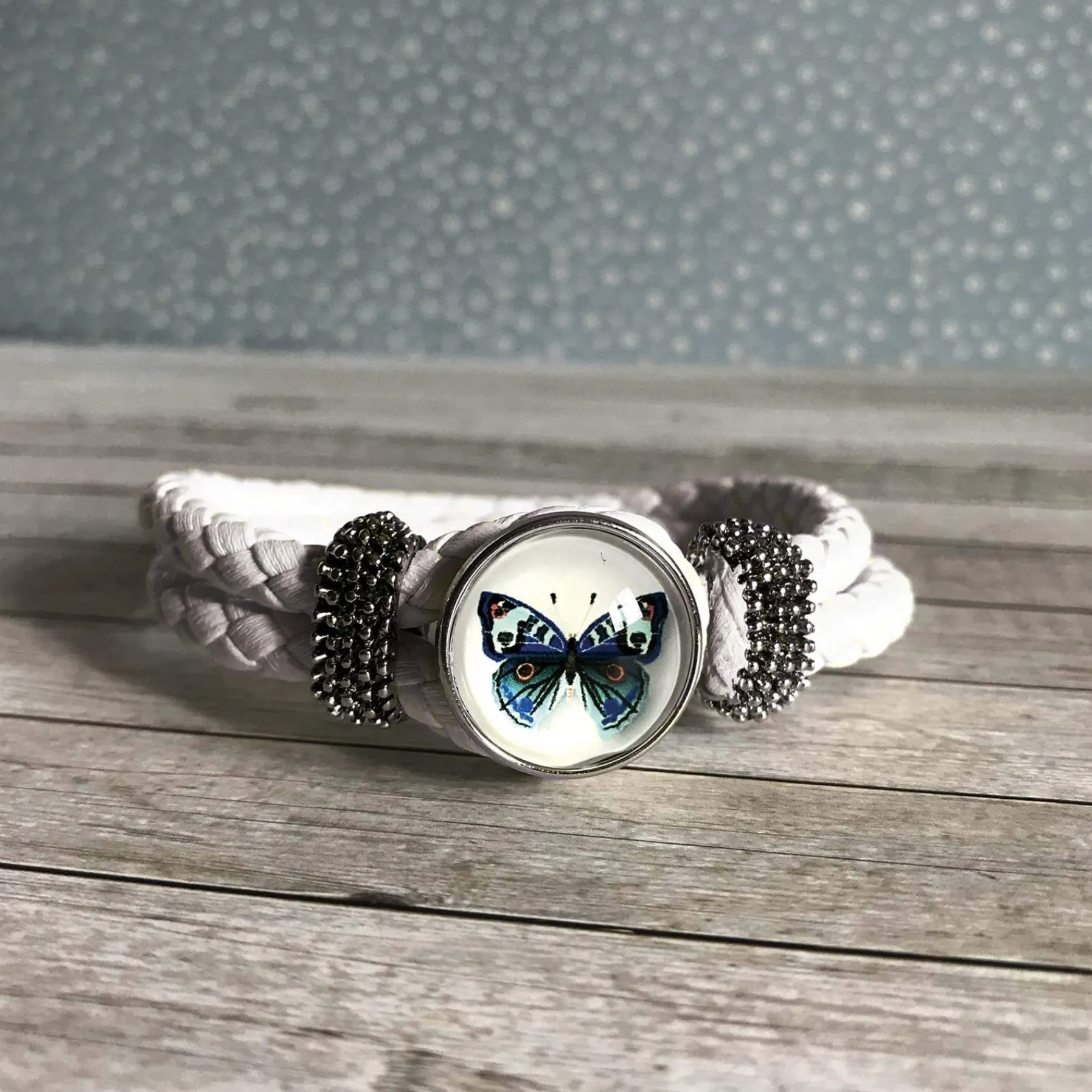 Luzaka Bijoux Snap<Bracelet Snap Solo blanc