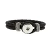 Luzaka Bijoux Snap<Bracelet Snap Solo noir