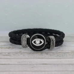 Luzaka Bijoux Snap<Bracelet Snap Solo noir