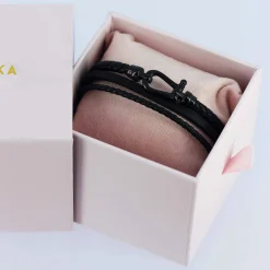 Homme Luzaka Bracelets<Bracelet Soan acier noir