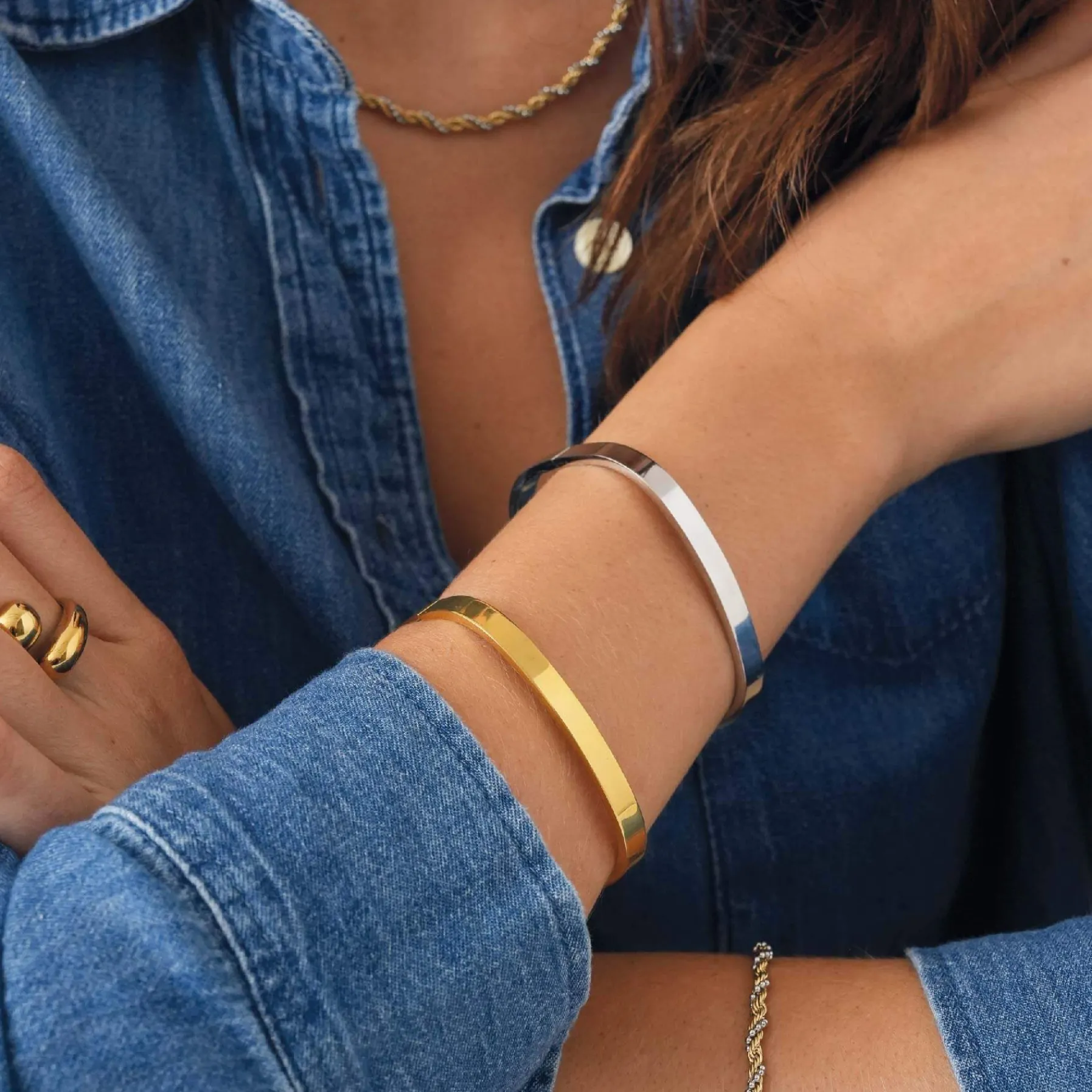Femme Luzaka Bracelets<Bracelet Thales acier doré or