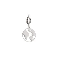 Luzaka Luzacharms<Charm acier Globe