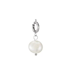 Luzaka Luzacharms<Charm acier Perle en nacre