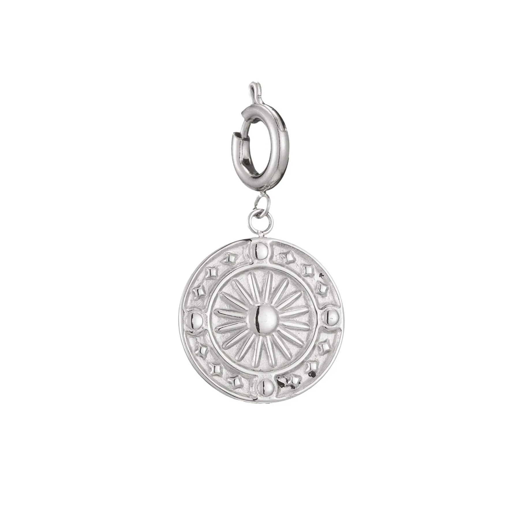 Luzaka Luzacharms<Charm acier rose des vents