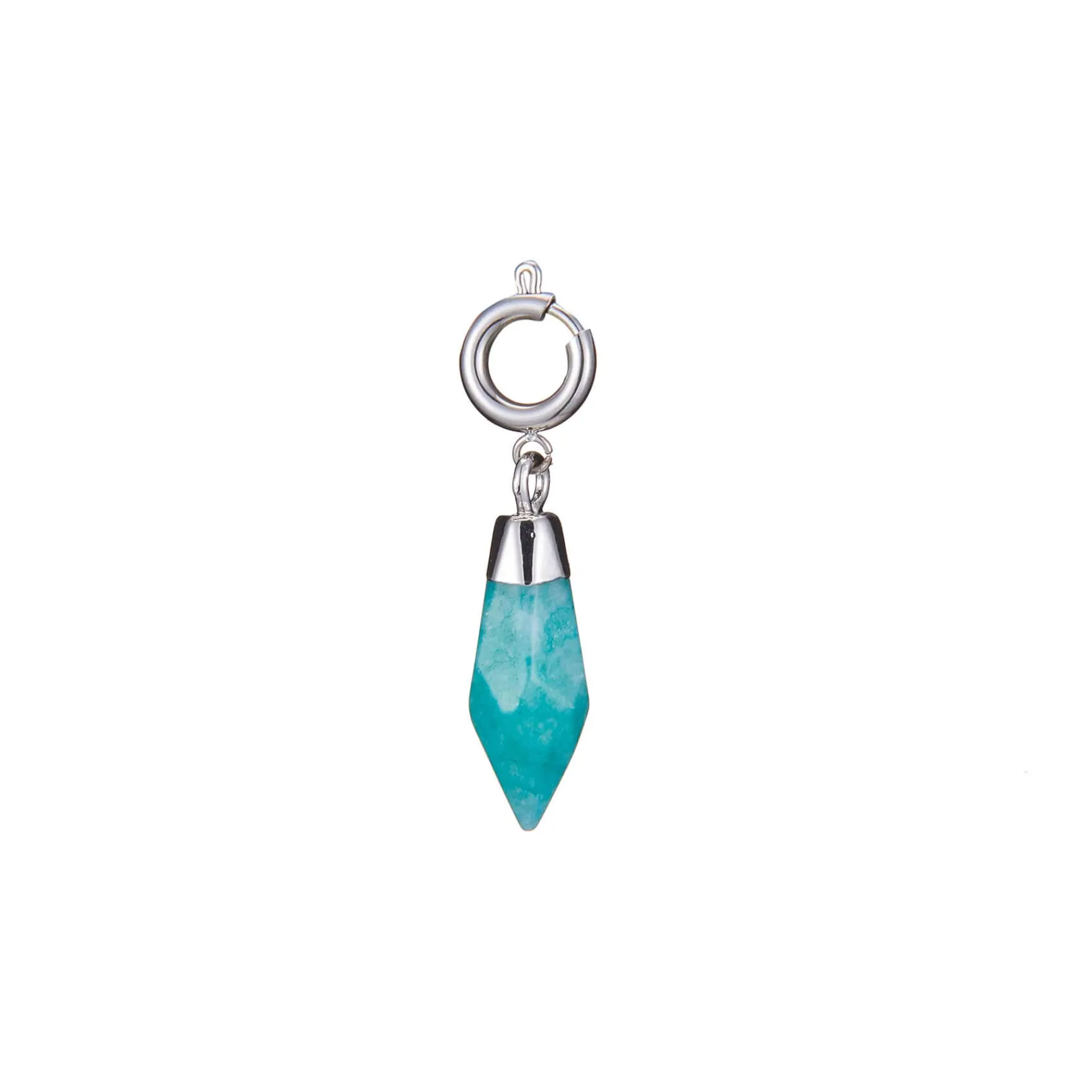 Luzaka Luzacharms<Charm acier Turquoise