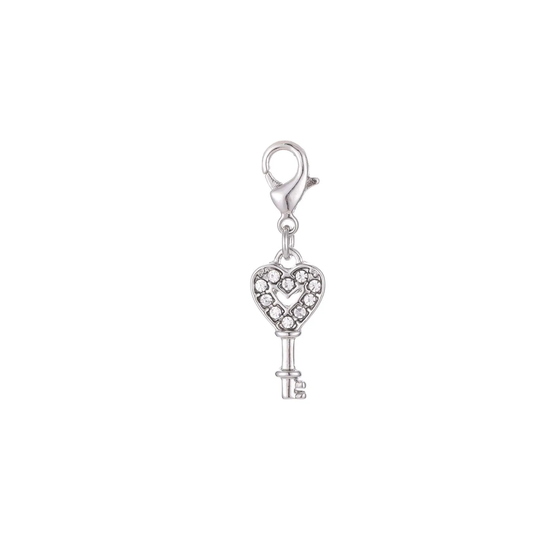 Luzaka Charms Métal<Charm Clé strass