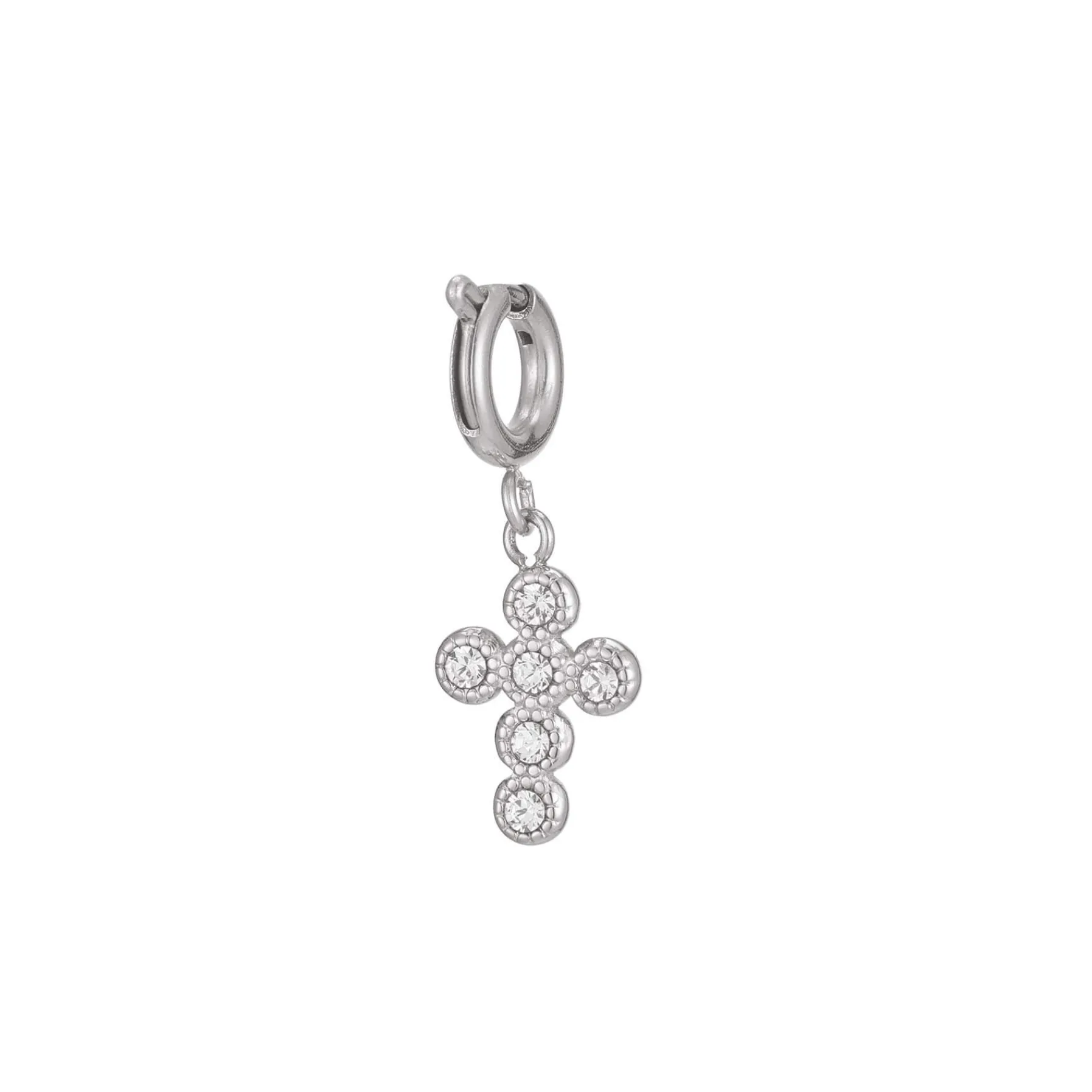 Luzaka Luzacharms<Charm Croix acier