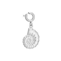Luzaka Luzacharms<Charm Escargot  acier argenté