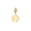 Luzaka Luzacharms<Charm Globe acier doré or