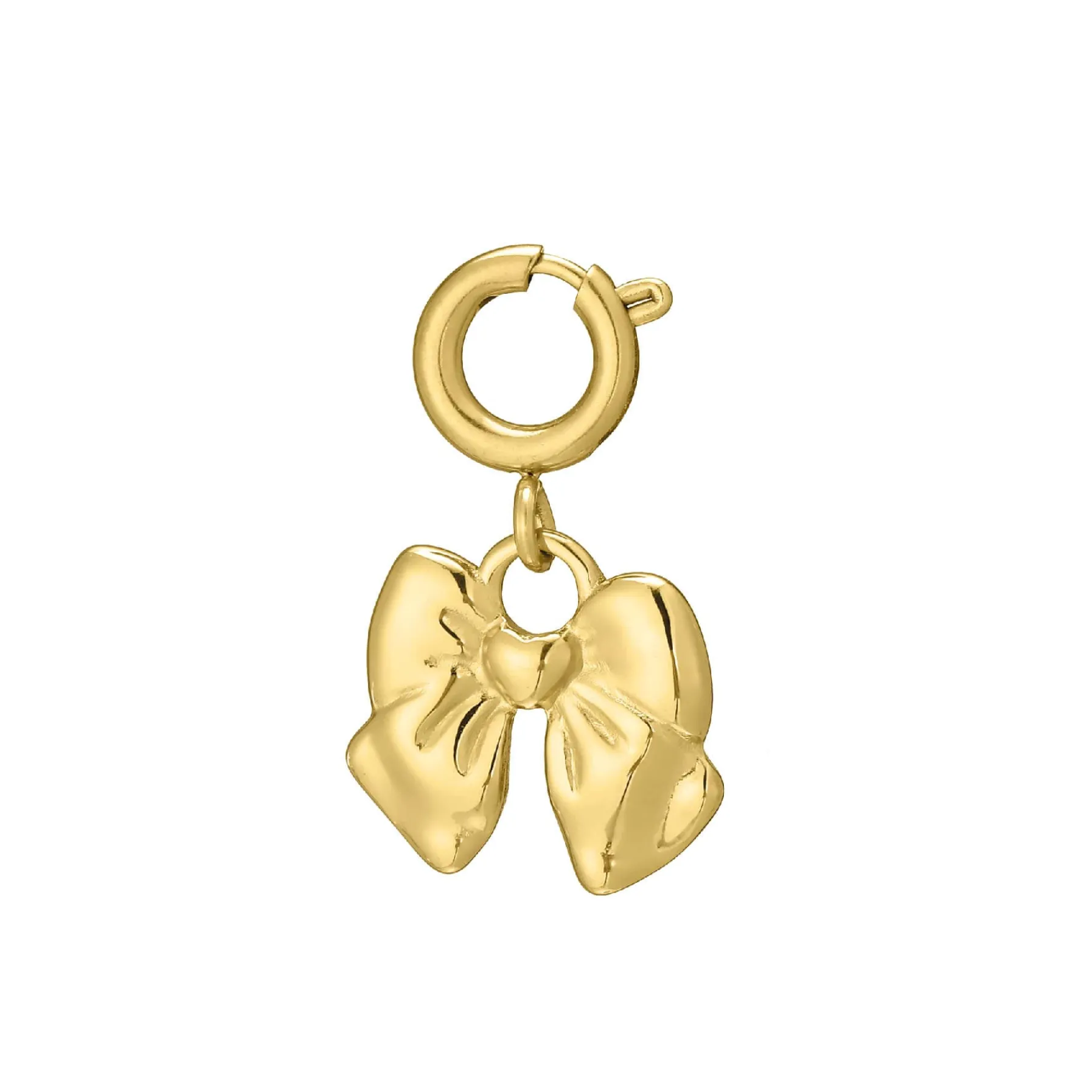 Luzaka Luzacharms<Charm Noeud acier doré or