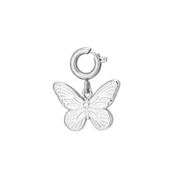 Luzaka Luzacharms<Charm Papillon acier argenté