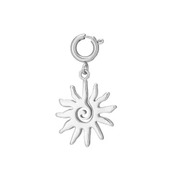 Luzaka Luzacharms<Charm Sunny acier argenté