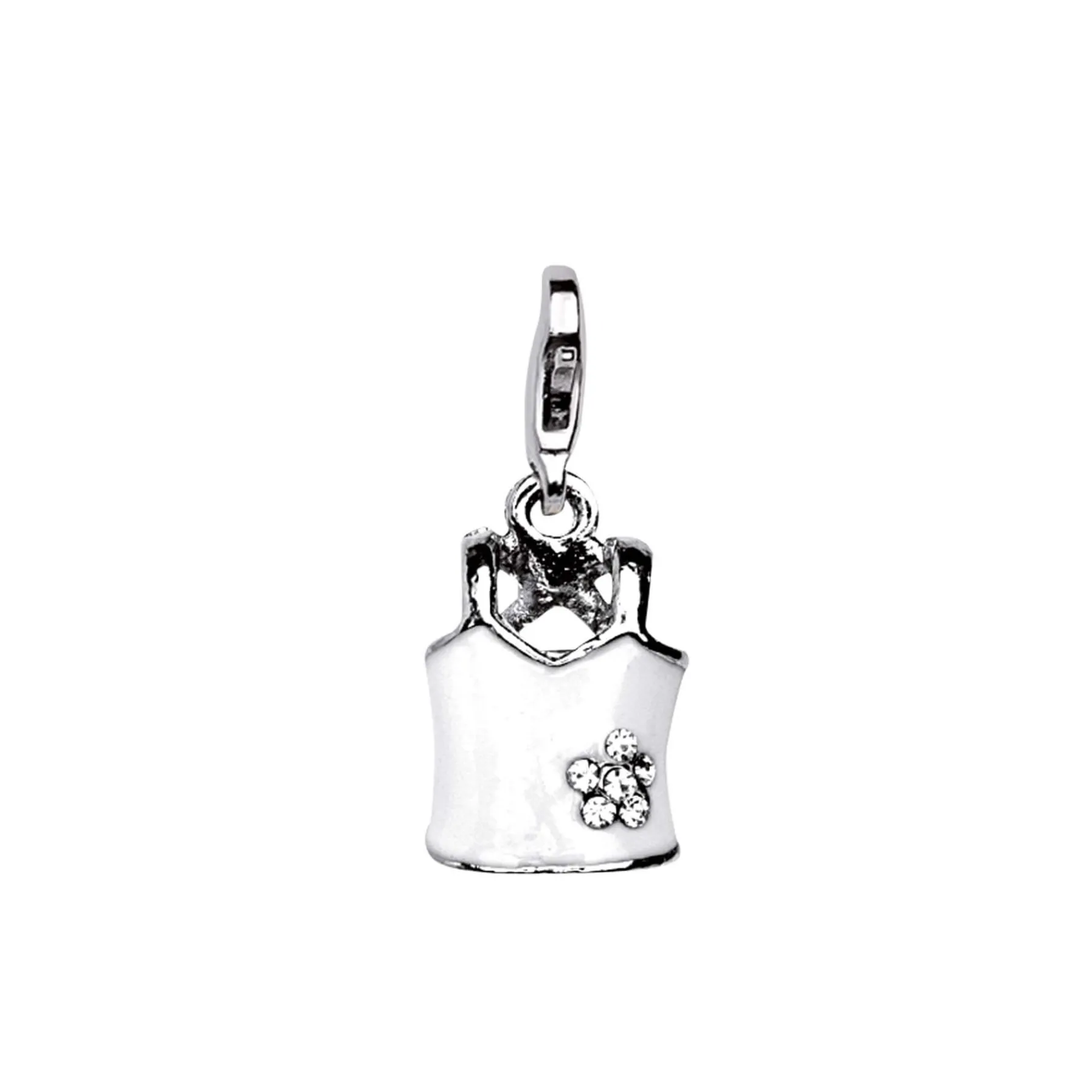 Luzaka Charms Métal<Charm Top blanc
