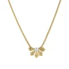 Femme Luzaka Colliers<Collier Amélie acier doré or et nacre