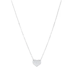 Femme Luzaka Colliers<Collier Amour Argent 925 rhodié