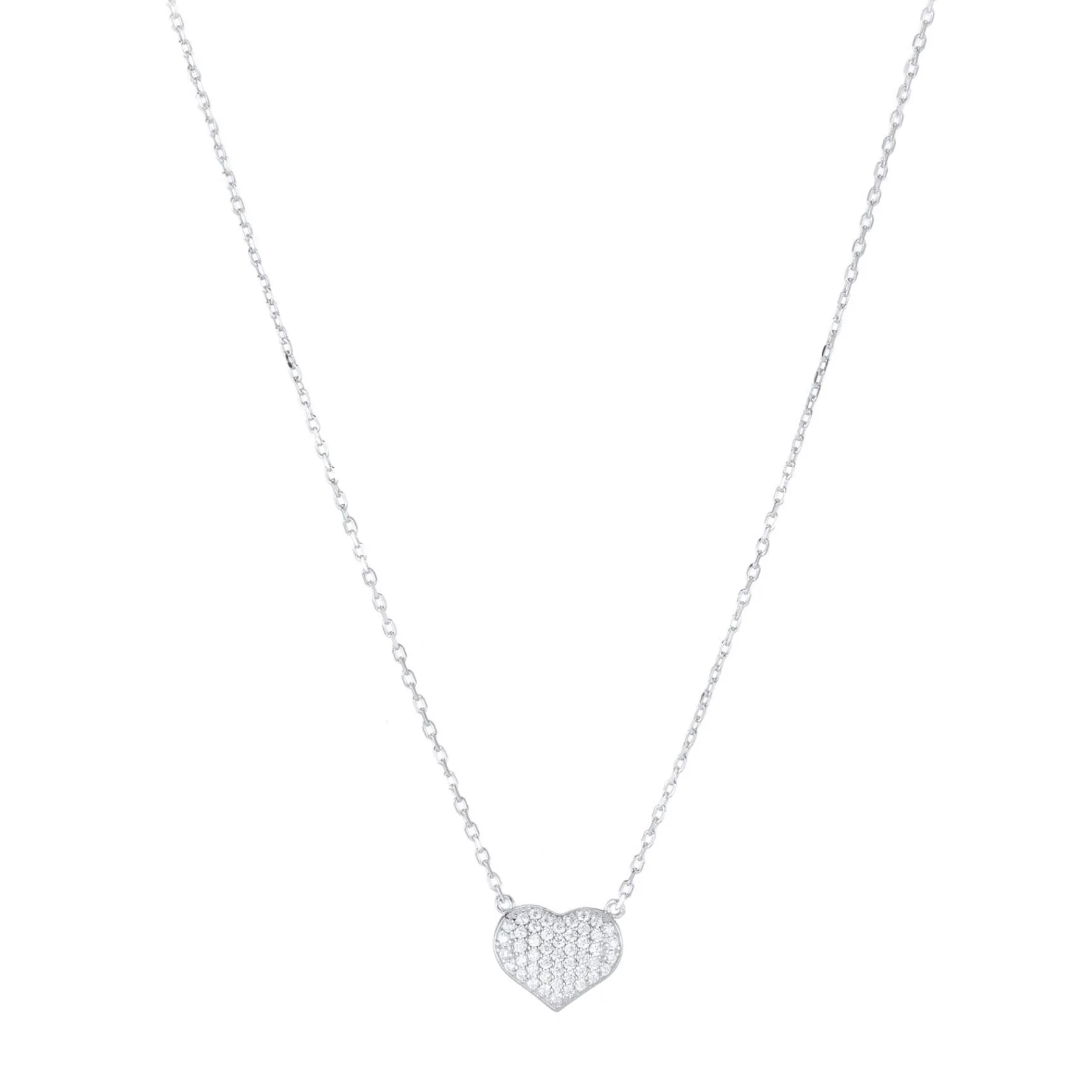 Femme Luzaka Colliers<Collier Amour Argent 925 rhodié