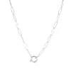 Luzaka Luzacharms<Collier Anneau acier Luza Charms