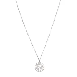 Femme Luzaka Colliers<Collier Arbre de vie acier argenté