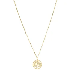 Femme Luzaka Colliers<Collier Arbre de vie acier doré or