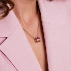 Femme Luzaka Colliers<Collier Art P2 acier doré or
