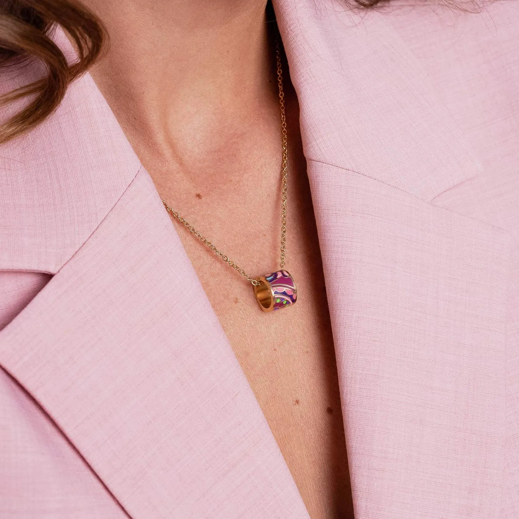 Femme Luzaka Colliers<Collier Art P2 acier doré or