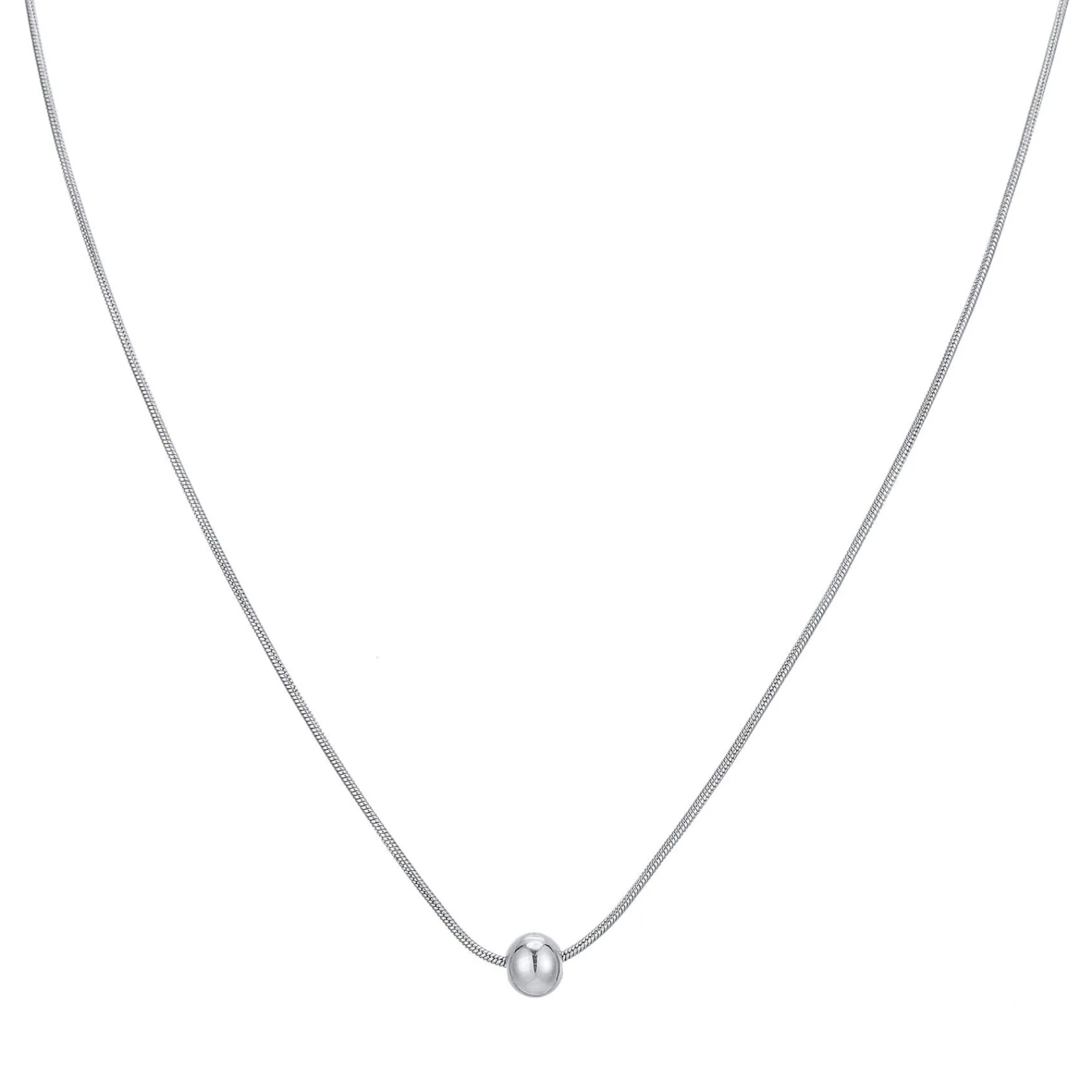 Femme Luzaka Colliers<Collier Asio acier argenté