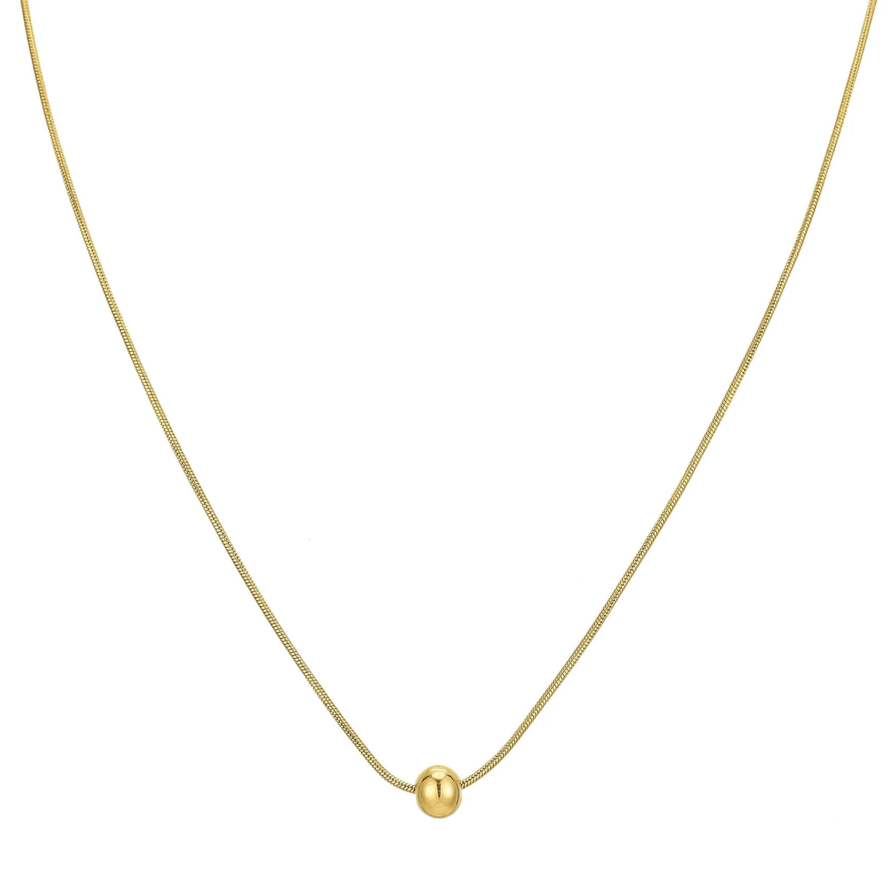 Femme Luzaka Colliers<Collier Asio acier doré or