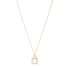 Femme Luzaka Colliers<Collier Cadenas nacre doré or