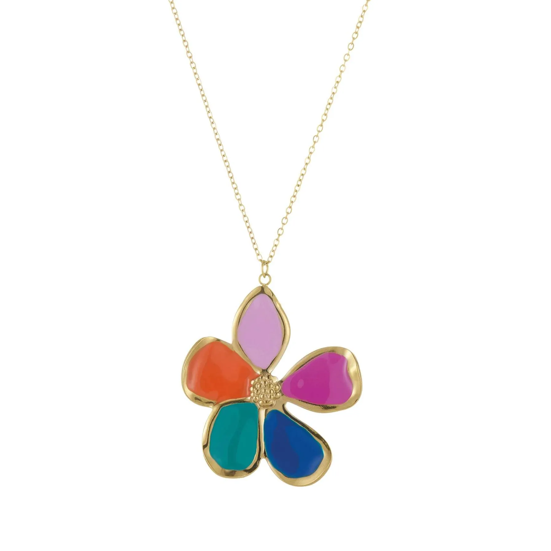 Femme Luzaka Colliers<Collier Charlène acier doré or