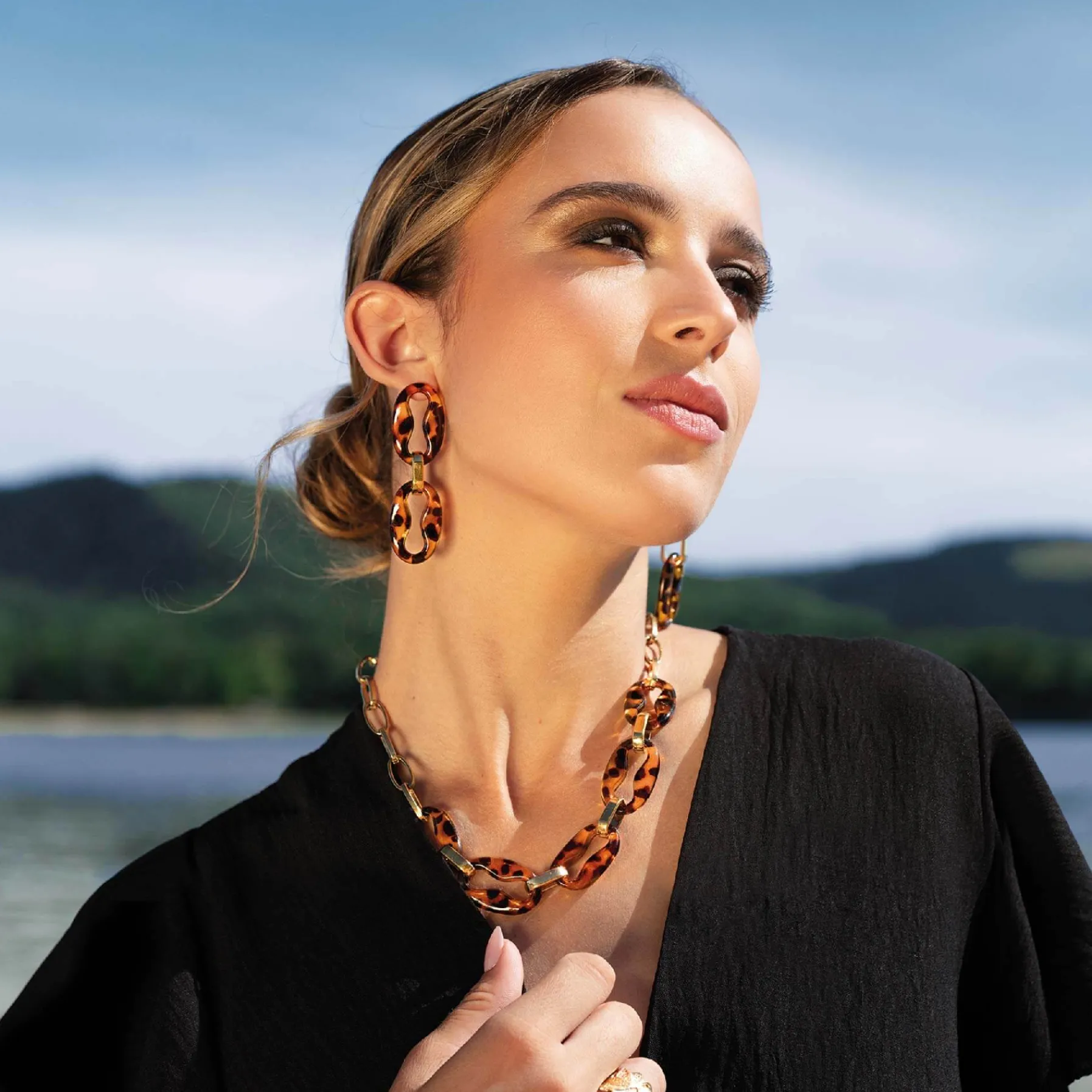 Femme Luzaka Colliers<Collier charlotte acier doré or