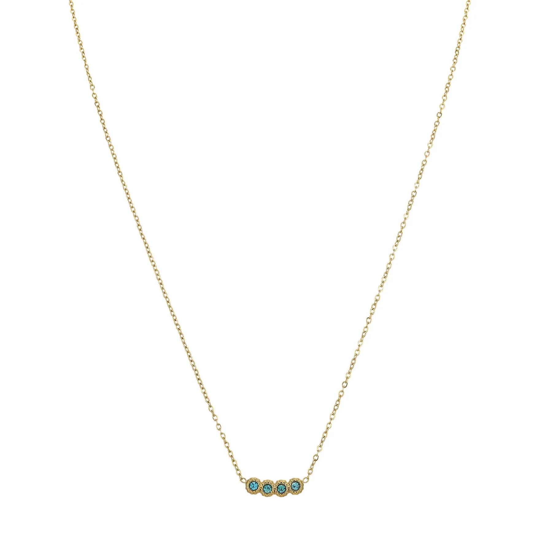 Femme Luzaka Colliers<Collier Comete zircons bleus